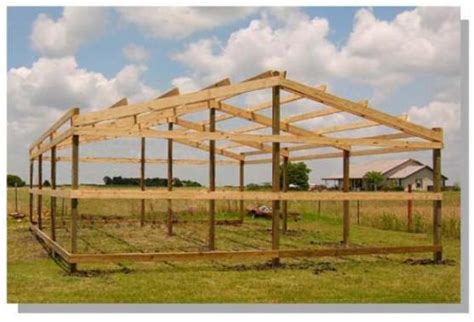 Pole barn kits from 84 lumber will suit your needs. DIY Pole Barns
