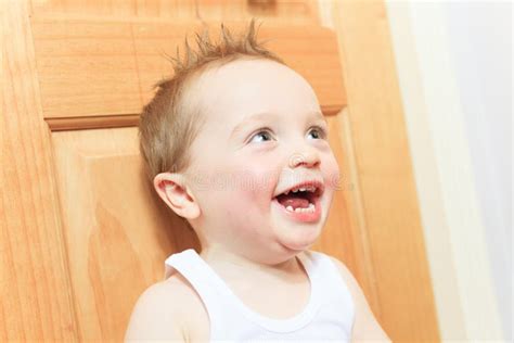 Happy 2 Years Old Baby Boy Kid Is Smiling Stock Photo Image Of Good