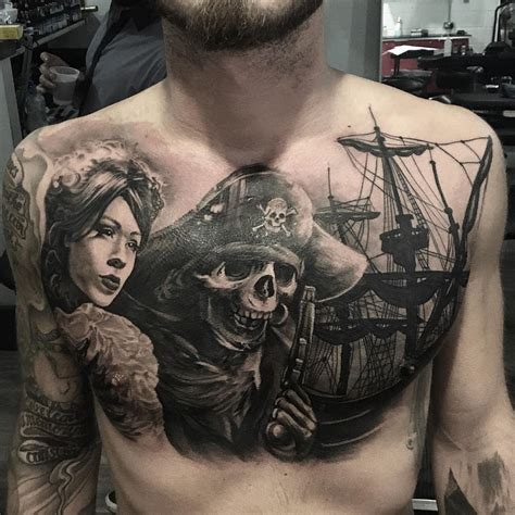 Masterful Pirate Tattoo Ideas Rulers Of The Seas