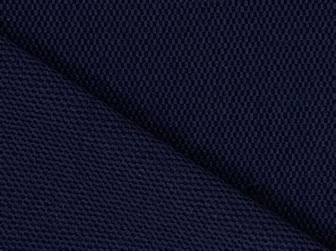 Italian Wool Heavy Crepe Pique In Navy Bandj Fabrics
