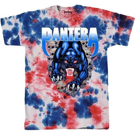 Pantera Unisex T Shirt Panther Dye Wash By Pantera