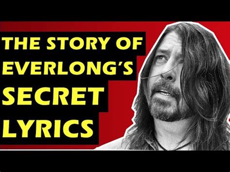 Foo Fighters The Story Of Everlong S Whisper Secret Lyrics Louise