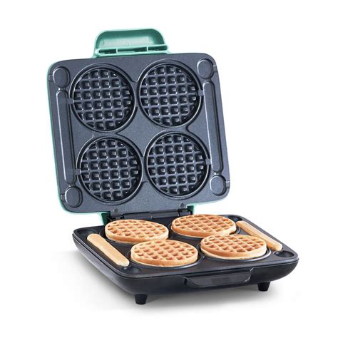 Dash Multi Mini Waffle Maker Four Mini Waffles Perfect For Families And Individuals 4 Inch