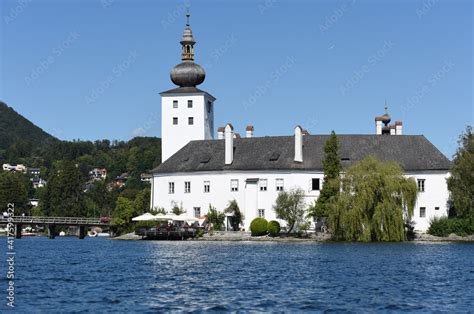 Das Seeschloss Ort Am Traunsee In Gmunden Im Sommer Salzkammergut