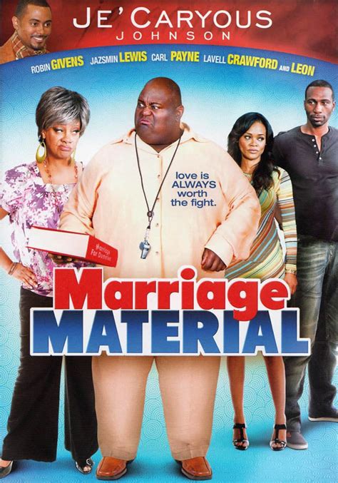 Je Caryous Johnson S Marriage Material On Dvd Movie
