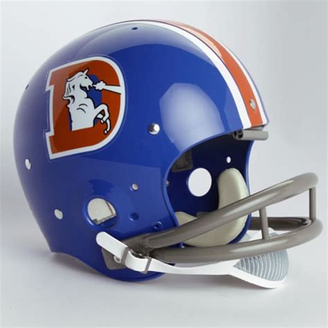 Riddell Denver Broncos Royal Blue 1968 1974 Throwback Suspension Full
