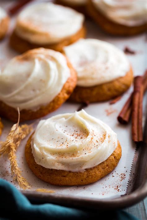 pumpkin cookies with frosting the cake boutique