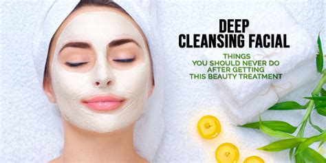 Deep Cleansing Facial Treatment Adult Clip