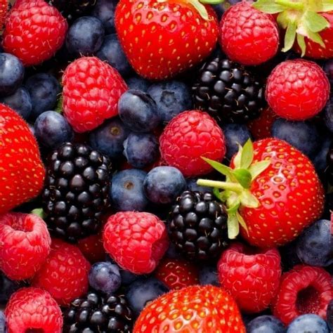 Wild Berry Mix Strawberries Blueberries Blackberries And Raspberries