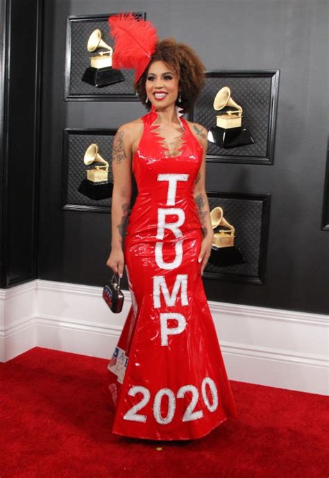 Joy Villa Makes Pro Trump Statement With Grammys Gown Metro News