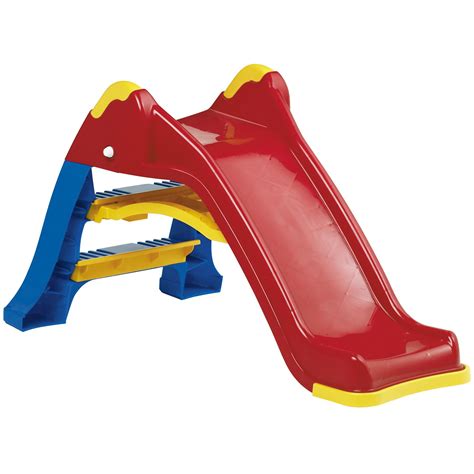 American Plastic Toys Folding Toddler Slide Compact Fun At Kmart