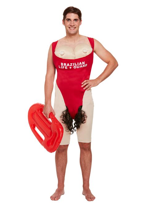Beach Lifeguard One Size Adult Fancy Dress Costume Henbrandt Bv