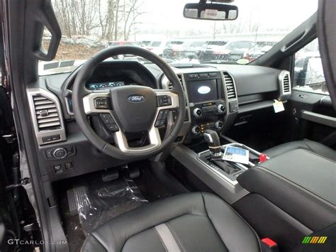 Black Interior 2019 Ford F150 Platinum Supercrew 4x4 Photo 131523499