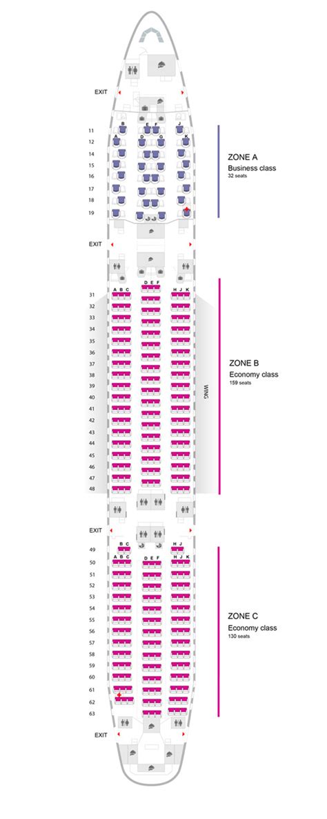 Airbus Industrie A350 900 Seating Chart Elcho Table