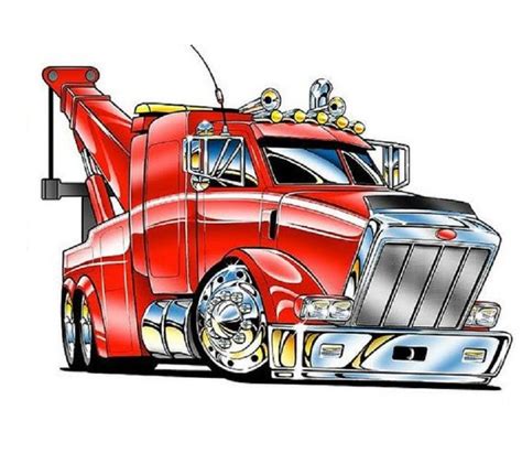 Cartoon Car Drawing Car Cartoon Truck Art Tow Truck Cool Tats Car