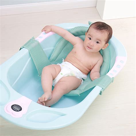 Hanyubei Adjustable Bathing Bathtub Seat Baby Bath Net Infant Shower