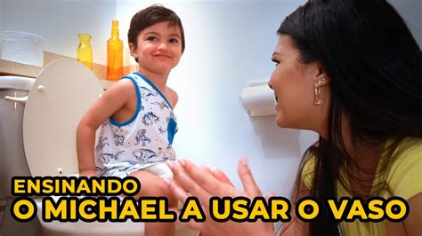 Fazendo XIXI No VASO Ensinando O Michael YouTube