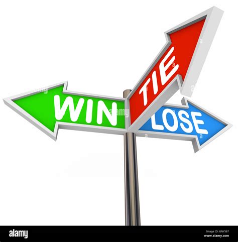 Win Lose Arrows Hi Res Stock Photography And Images Alamy