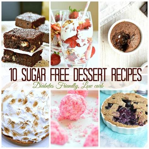 Most of them are very easy, using only one bowl and ready in under an hour. Sugar free desserts, Recipes for diabetics and Sugar free recipes on Pinterest
