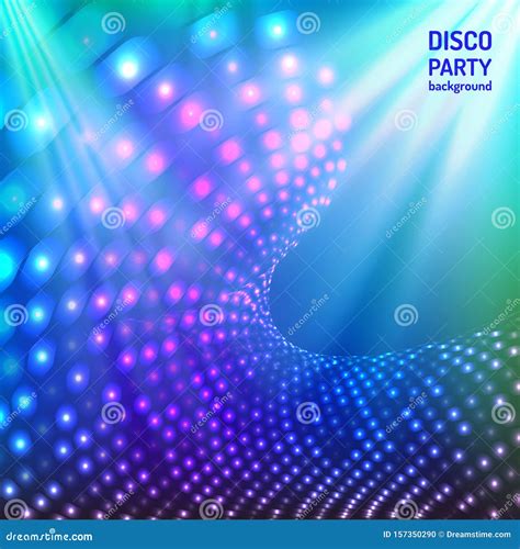 Disco Party Background Stock Vector Illustration Of Print 157350290