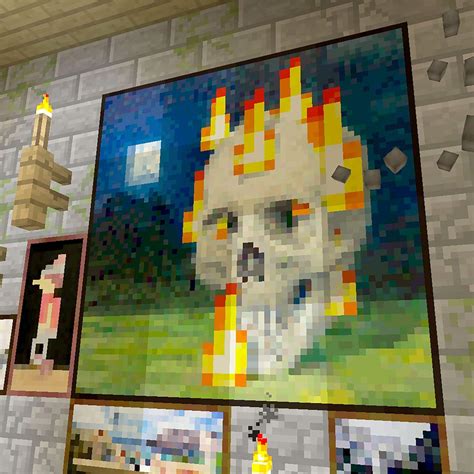 Skeleton Painting Minecraft Clashing Pride