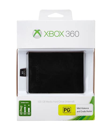 Buy Microsoft Xbox 360 500 Gb Media Hard Drive Online At