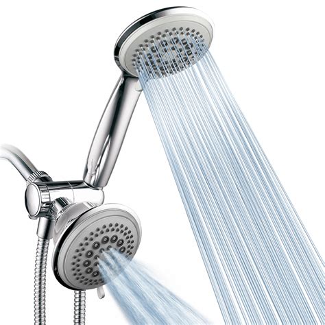 buy dreamspa 36 setting luxury 3 way shower head handheld shower combo with extra long 6 foot