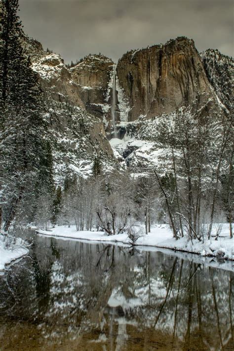 Yosemite Merced River And Falls Stock Photo Image Of National