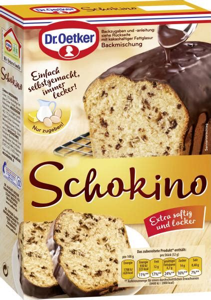 Mix bake mix, melted butter, milk, water and sugar until batter is smooth. Dr. Oetker Schokino Kuchen online kaufen bei myTime.de