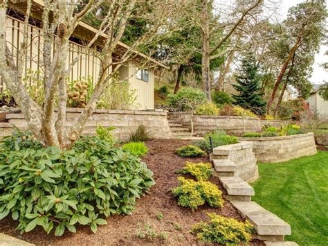 Landscape Ideas For Hillside Backyard Image To U