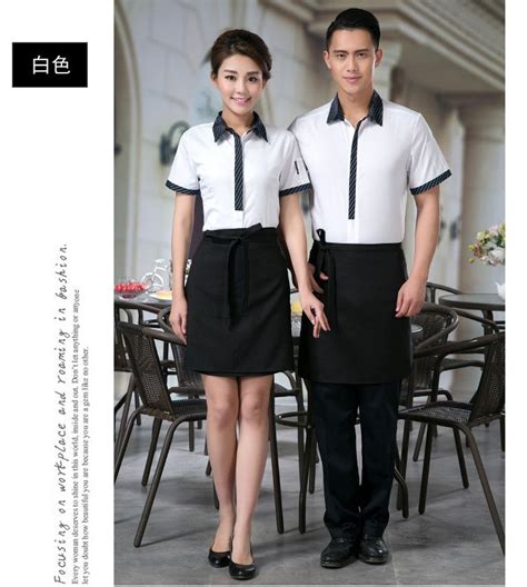 Summer Short Sleeve Chinese Food Restaurant Waiter Shirts Irder In