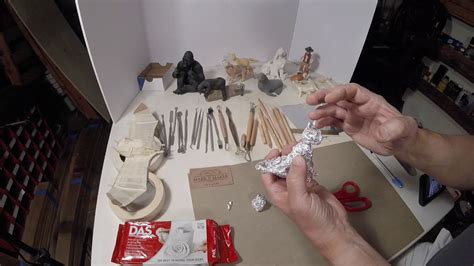 Air Dry Clay Sculpture Part Youtube