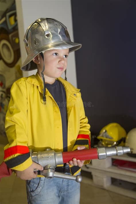Little Firefighter Stock Photo Image Of Person Firefighter 47741384