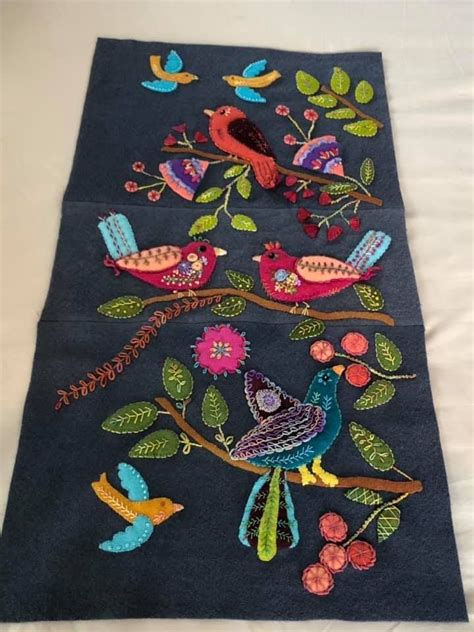 Beautiful Wool Applique Quilts Felt Embroidery Wool Felt Projects