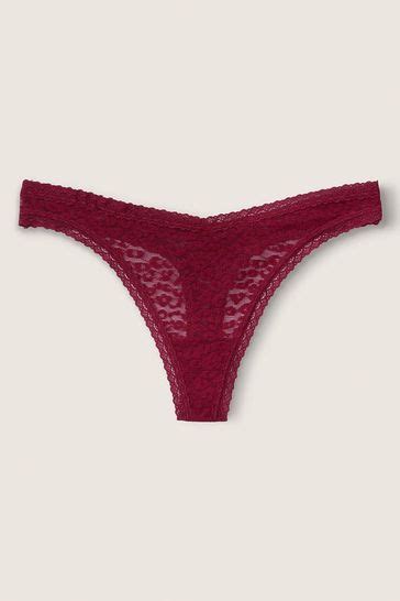 Buy Victorias Secret Pink Wear Everywhere Lace Thong Panty From The