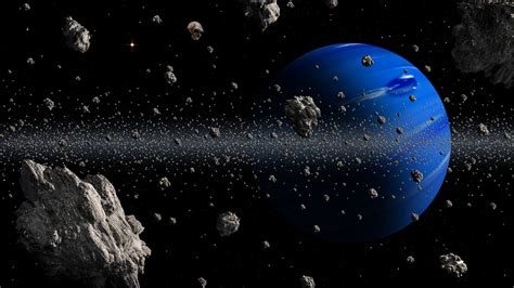 Planet Steroids Space Blue Asteroid Belt 4k Hd Wallpapers Hd