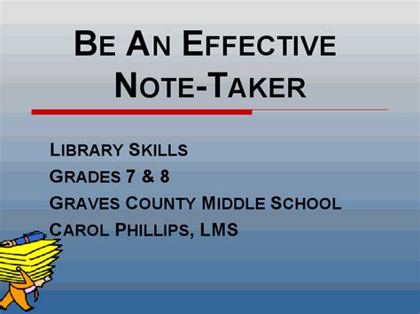 Be An Effective Note Taker Lesson Plan For 7th 8th Grade Lesson Planet