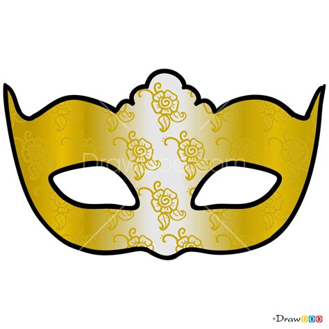How To Draw Venetian Carnival Mask Face Masks
