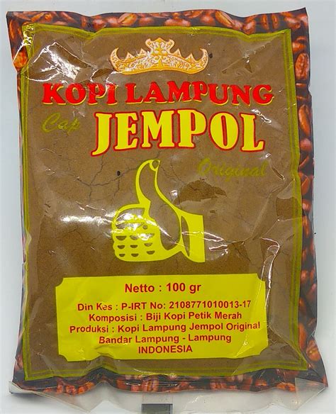 Kopi Asli Lampung Cap Jempol 100gram Lazada Indonesia