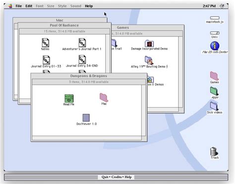 Mac Os 8 Implemented Via Javascript Six Colors