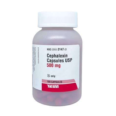 Cephalexin 500 Mg Oral Antimicrobial Sigma Pharmaceuticals