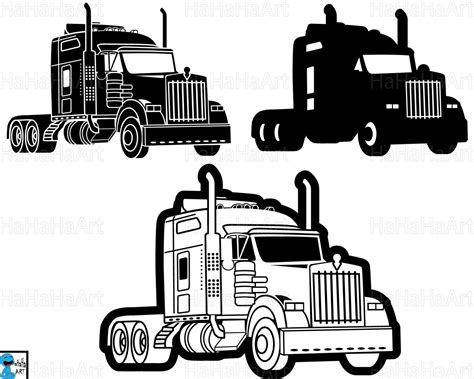 18 Wheeler Tire Clipart Silhouette 10 Free Cliparts Download Images