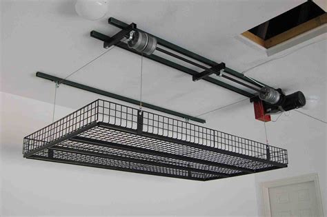 Diy Overhead Garage Storage Pulley System Diy Overhead Garage Storage