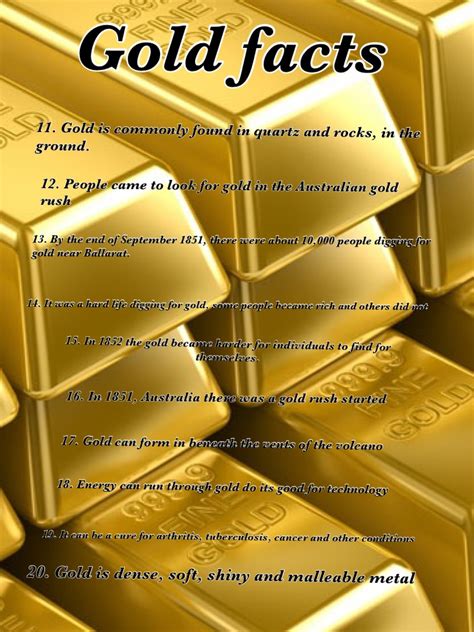 6a 2013 Gold Facts By Ebony