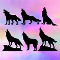 Wolf SVG, wolf svg png, wolf dxf, wolf png, wolf silhouette, howling ...
