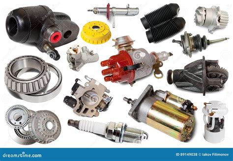 Car Repair Parts Isolated Stock Photo Image Of Object 89149038