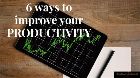 6 Ways To Improve Your Productivity Youtube