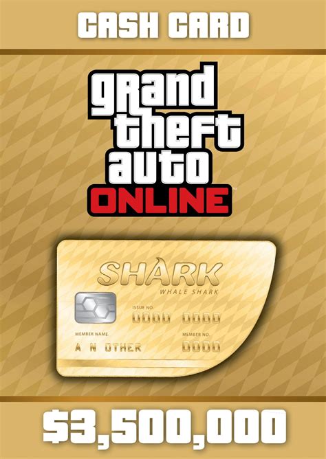 Grand Theft Auto V 3500000 Whale Shark Cash Card Xbox One Digital