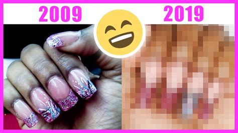 See more ideas about nails, nail designs, cute nails. 10 Year Challenge - Recreating My Old Acrylic Nails Design ...