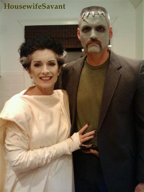 Maybe you would like to learn more about one of these? Halloween DIY costumes, Frankenstein's monster, bride of Frank, best couple's costu ...